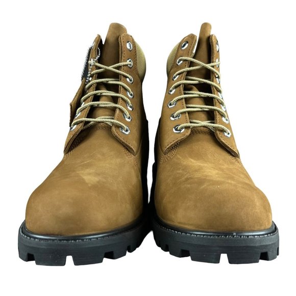 Timberland Men's 6" Premium Medium Brown Olive Waterproof Boots Size 10.5 M - Picture 2 of 9